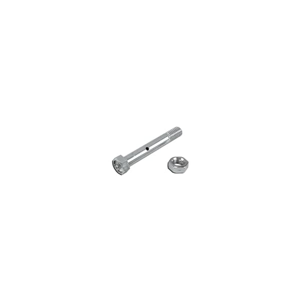 Casterhq Zerk Axle And Nut, (1) Piece, Stainless 3/8"x2-1/4" AZ38-225-SS - main